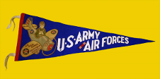 A photo of a AFROTC Flag